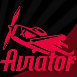 Aviator slot logo by Spribe at BetOnRed CasinoAviator