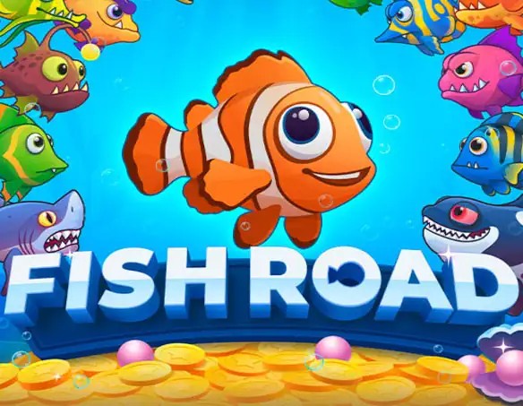 Logo of Fish Road from InOut at BetOnRed Casino