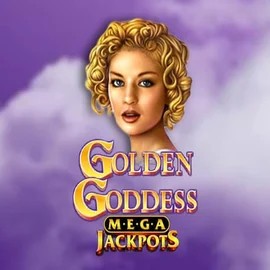 Logo of Golden Goddess Megajackpots from IGT at BetOnRed Casino