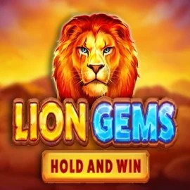 Lion Gems Hold and Win slot logo by Playson at BetOnRed CasinoLion Gems Hold and Win