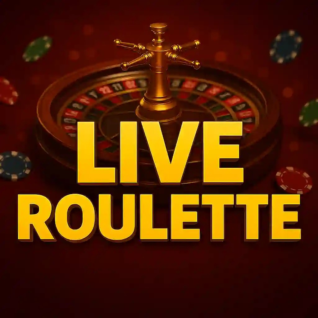 Logo of Live Roulette from Pragmatic Live at BetOnRed Casino
