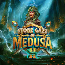 Stone Gaze of Medusa 2 slot logo by Stakelogic at BetOnRed CasinoStone Gaze of Medusa 2